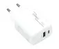 Preview: USB C+A Charger/Power Supply 20W, PD, White, Box Power Delivery, White, DINIC Box